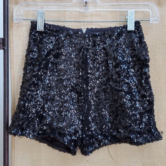 High Waisted Sequin Short, Dance - Picture 1 of 6